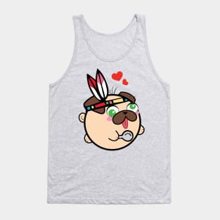 Doopy the Pug Puppy - Thanksgiving Tank Top